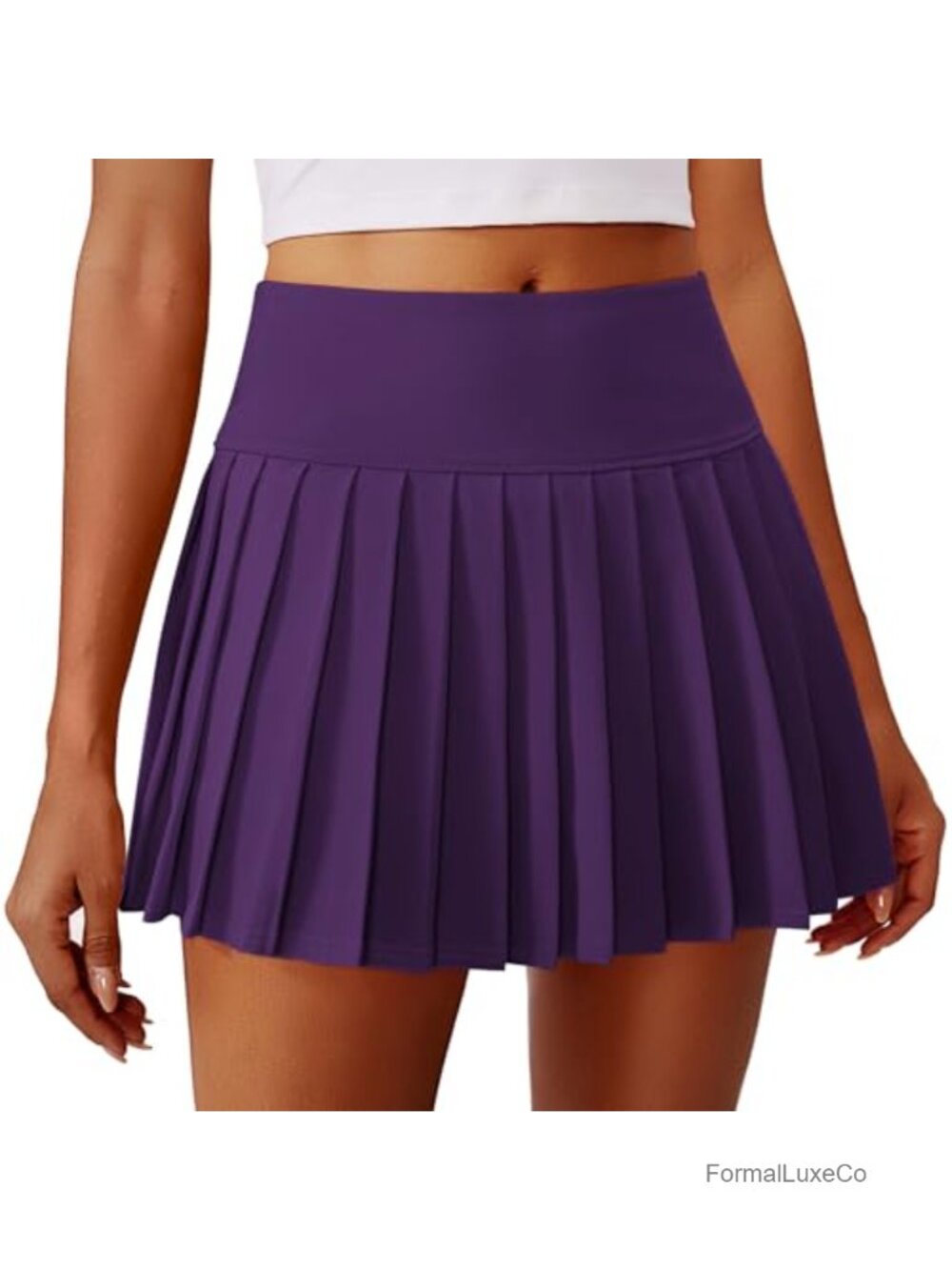Pleated Tennis Skirt Mini Athletic Golf Skort with Pocket High Waist
